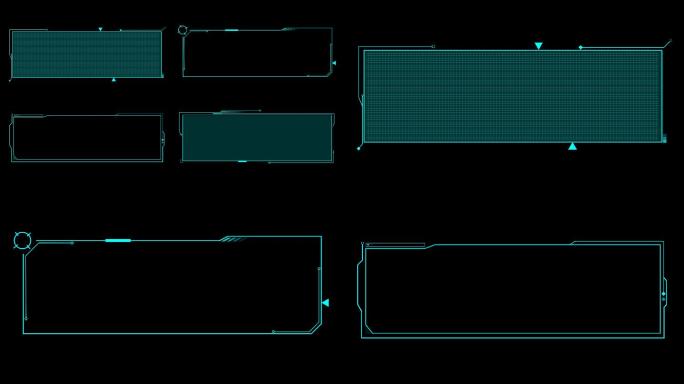 科技边框AE素材