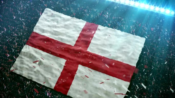 体育场上的英格兰国旗