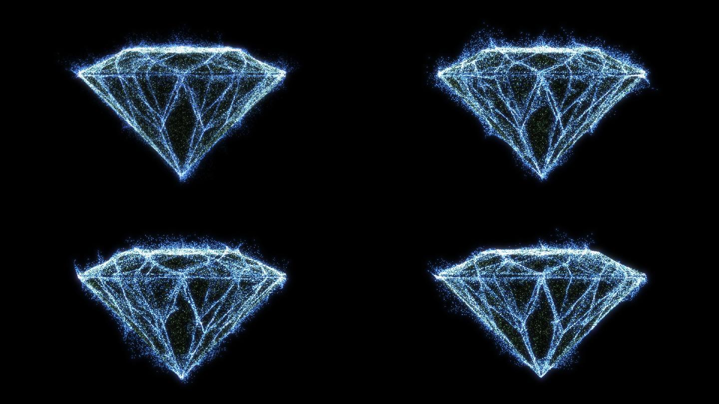 唯美钻石粒子3-循环+alpha