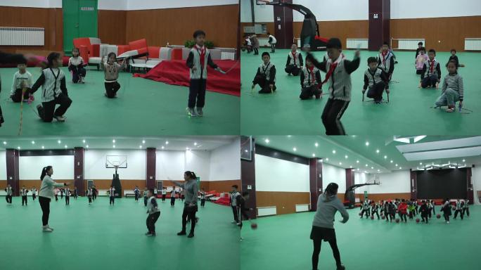 双减课后服务小学体育课跳绳篮球