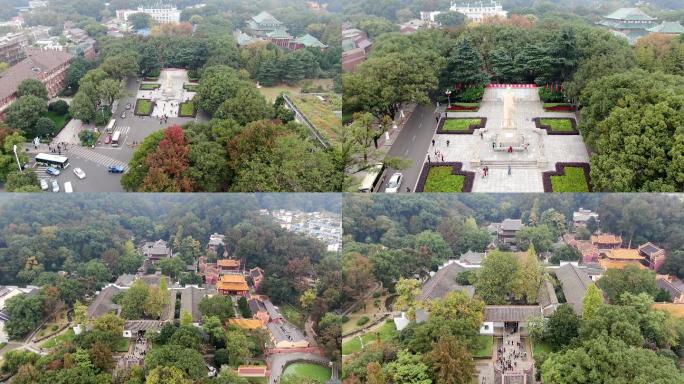 东方红广场和岳麓书院