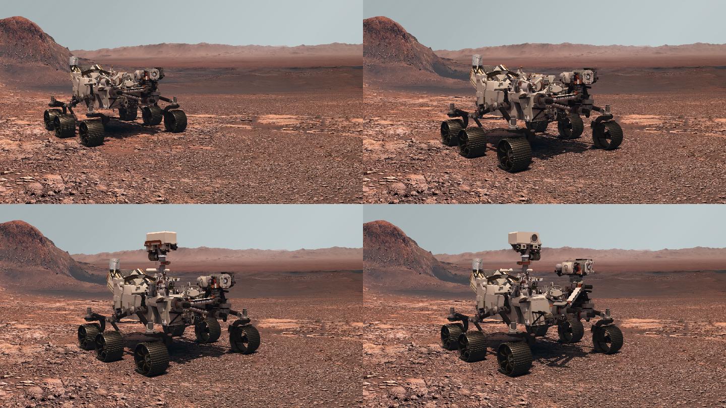火星探测视频素材