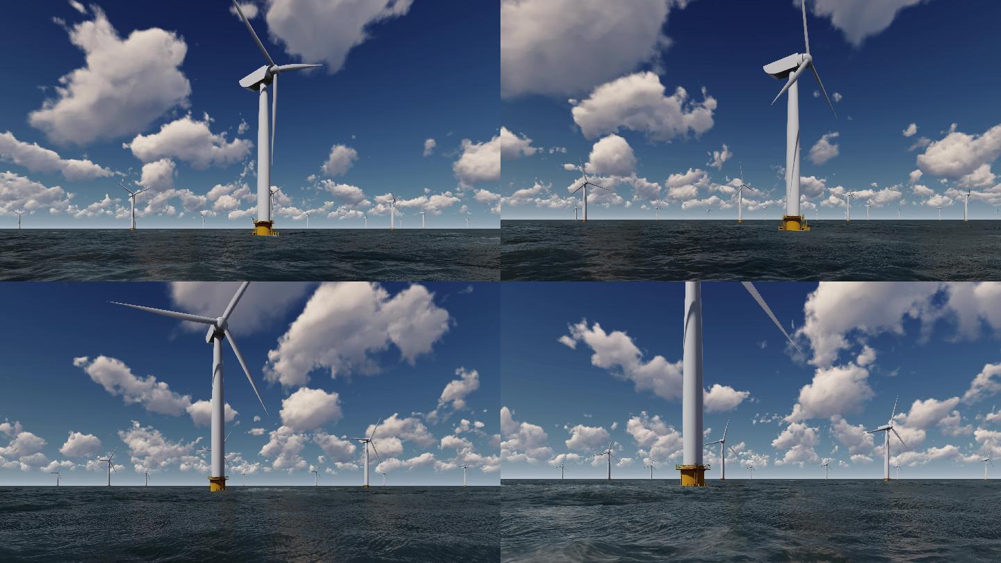 4K海上风力发电机