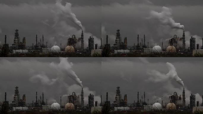炼油厂垂直烟气声音视频水力压裂化工厂