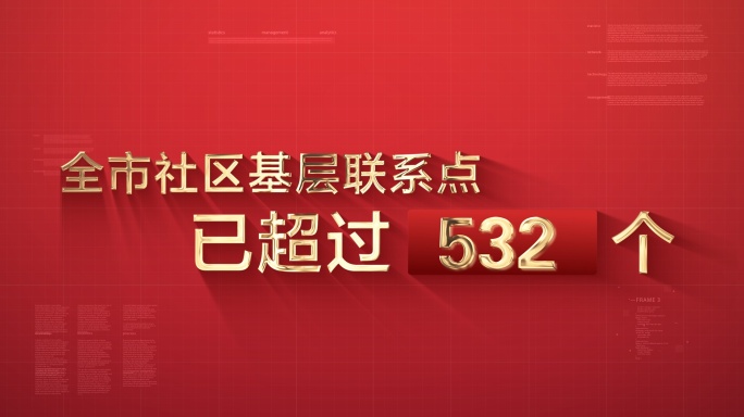 数字业绩汇报汇总通用模板