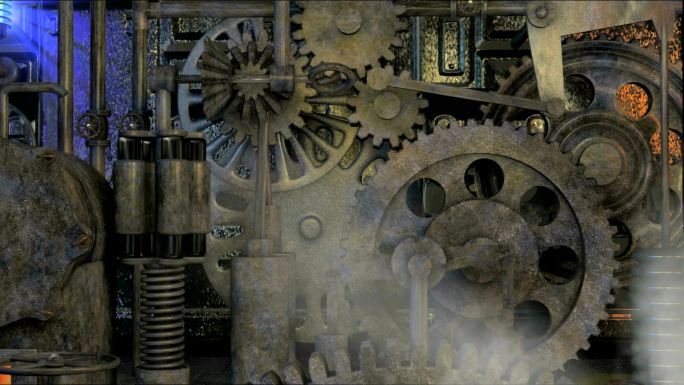 蒸汽朋克牙轮机器工厂