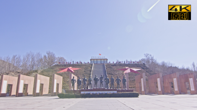 平型关大捷纪念馆、抗日战争、烈士雕像