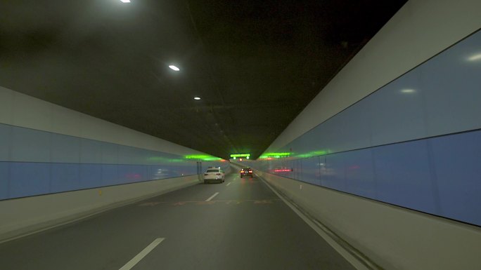 「有版权」原创外滩隧道第一视角4K