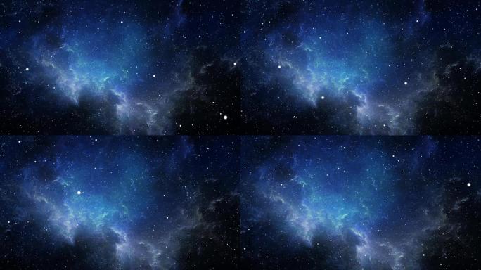 【原创】4K宇宙星空循环视频星云粒子穿梭