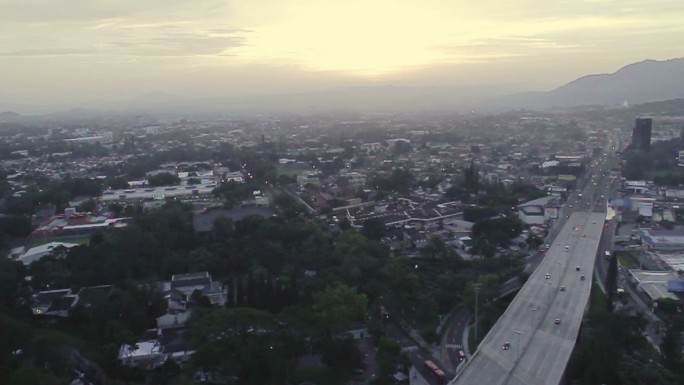 萨尔瓦多的鸟瞰图。