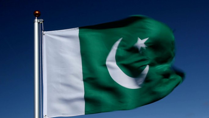 升起巴基斯坦国旗