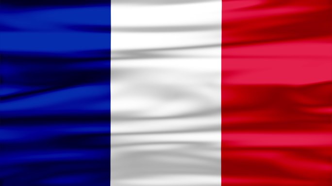 4K法国丝绸旗帜循环素材包