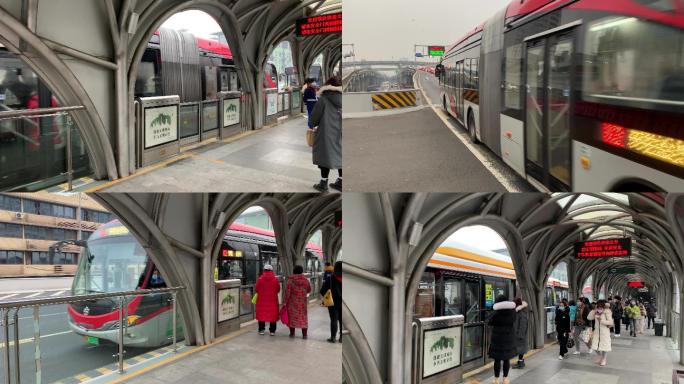 成都二环高架快速公交专用道BRT快速通道
