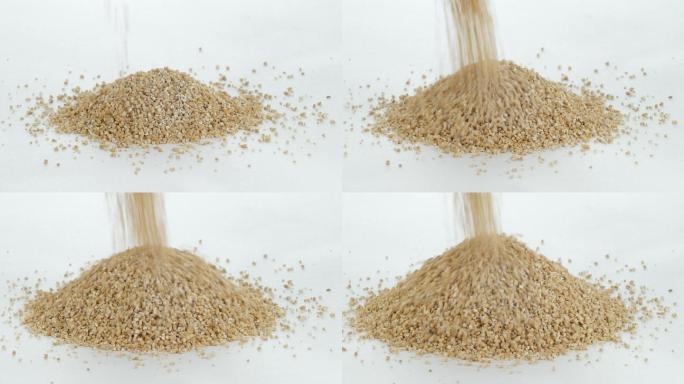 一堆燕麦粗粮低糖高营养高能食物