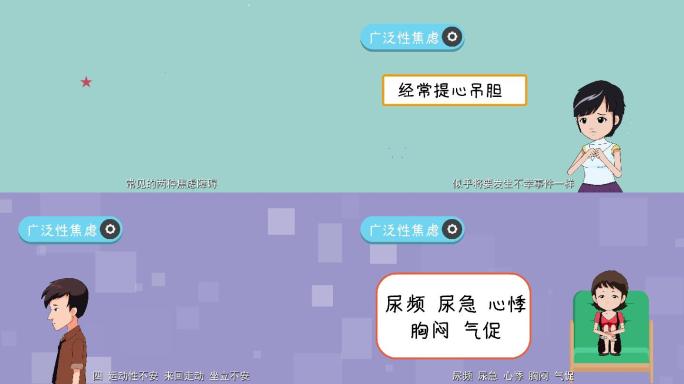 焦虑 抑郁症 MG动画 科普课件微课视频