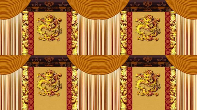 京剧《杨门女将》大殿舞台背景视频