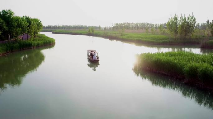 麻大湖游船