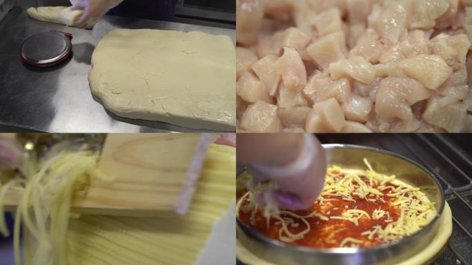 美食披萨制作过程