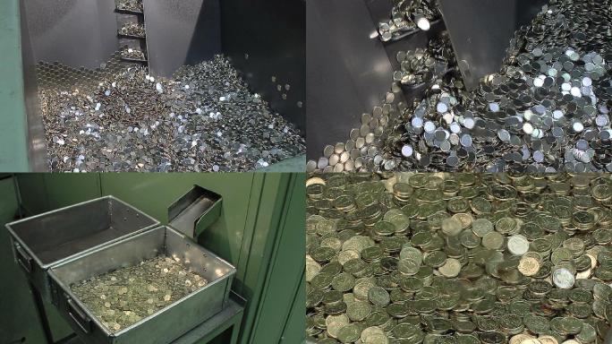 硬币生产造币厂硬币制造厂金钱