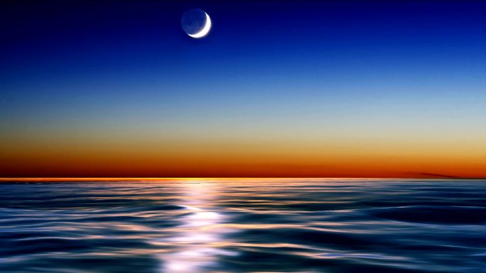 海上的夜空大美风光美丽风景