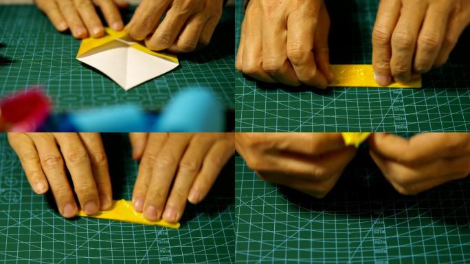 做手工 折纸 折纸船