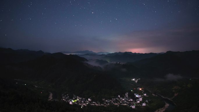 石潭夜转日