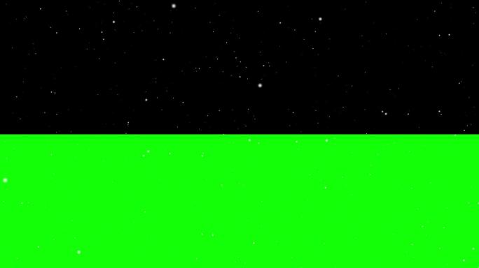 穿越太空恒星绿屏绿幕抠像合成