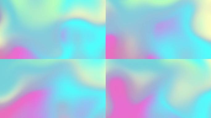 彩色全息箔抽象液波运动背景