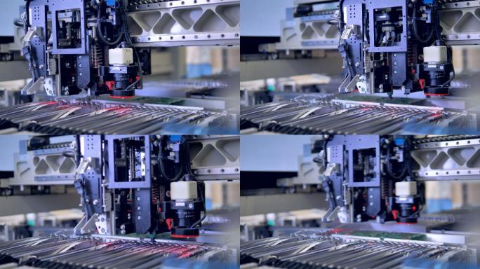 制造电子芯片生产设备自动化工厂制造
