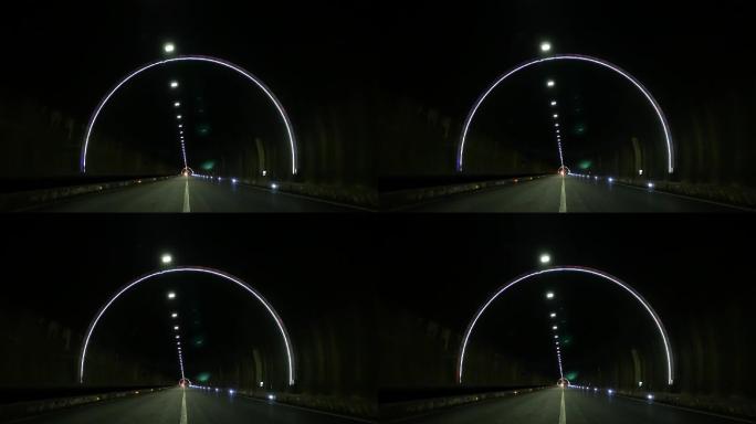 高速公路隧道前方发生事故