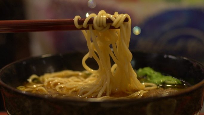 传统的牛肉面美食美味烹饪小炒特色小吃