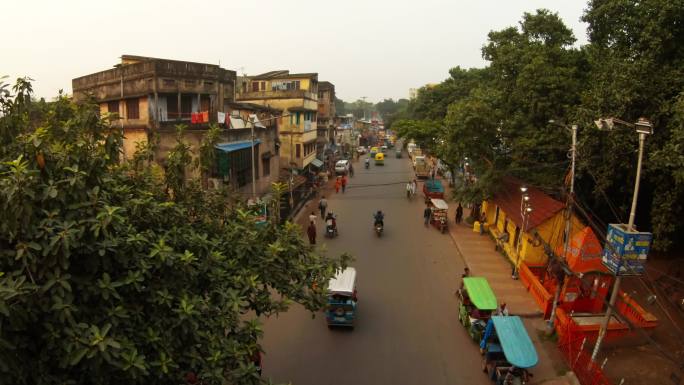 加尔各答国外外国非洲街头街景生活生产
