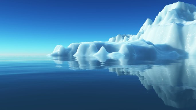 海上冰堡北极水海