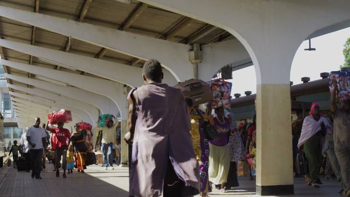 非洲坦桑尼亚达累斯萨拉姆火车站