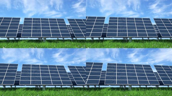 清洁能源太阳能板
