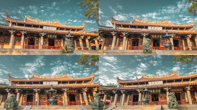 泉州南少林寺移动延时摄影（4K素材 ）