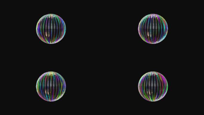 迪斯科球-无缝循环（透明通道）