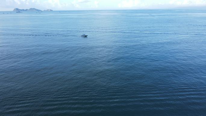 惠州双月湾海边航拍