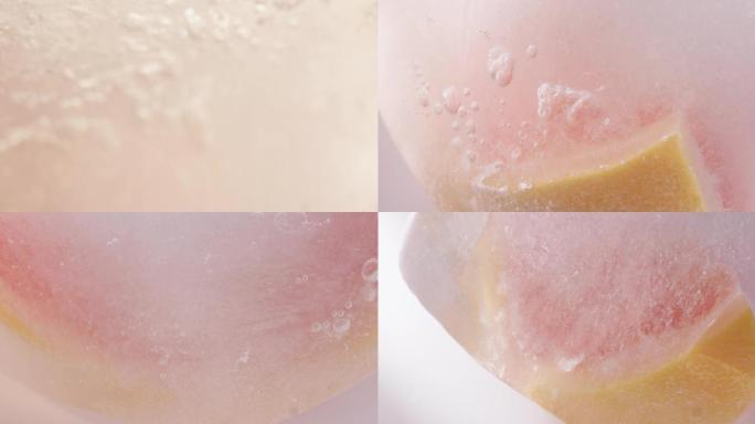 冰冻柚子实验镜头一组