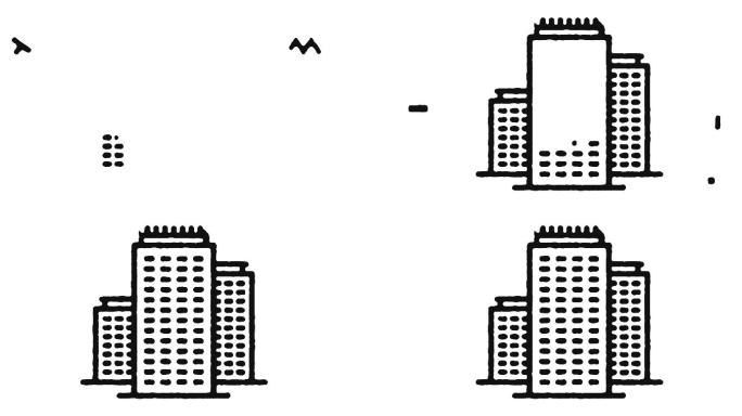 城市建筑图标动画