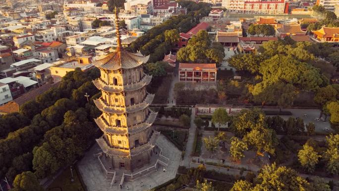 泉州开元寺航拍