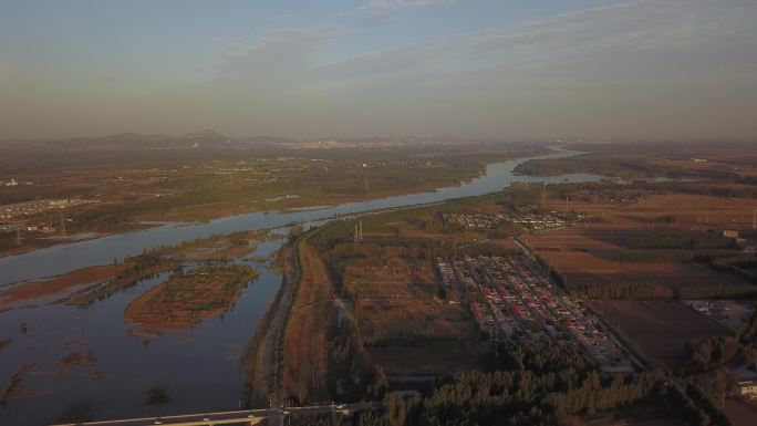 东平湖湿地 东平湖 黄河湿地