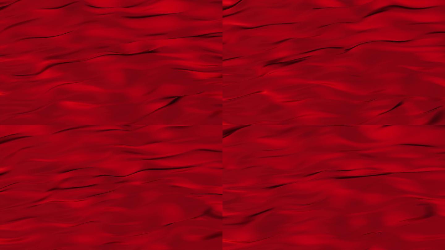 4K动态素材红旗红色红海洋