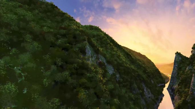 大峡谷原创3D写实场景