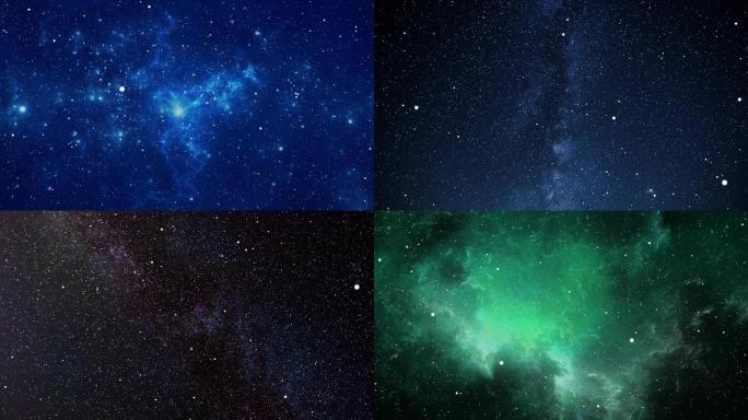【原创】8款4K唯美星空星云背景动态视频