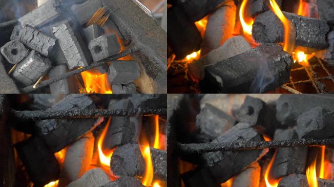 炭火、木炭、碳炉