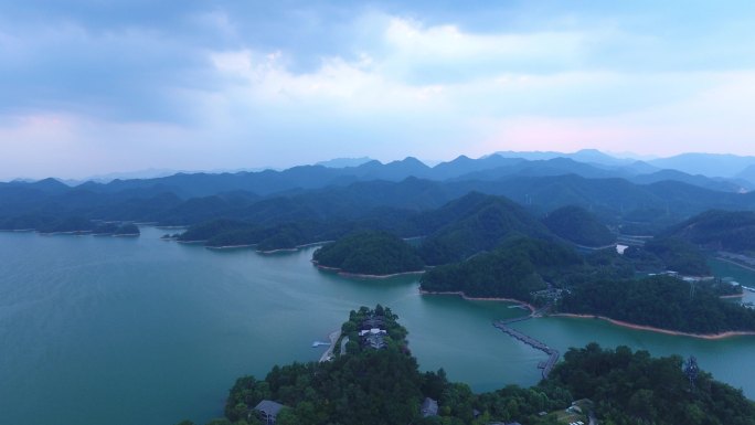 千岛湖空中延时4k