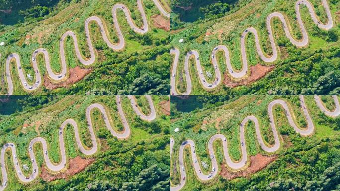 昆明宜良县六十八道拐公路