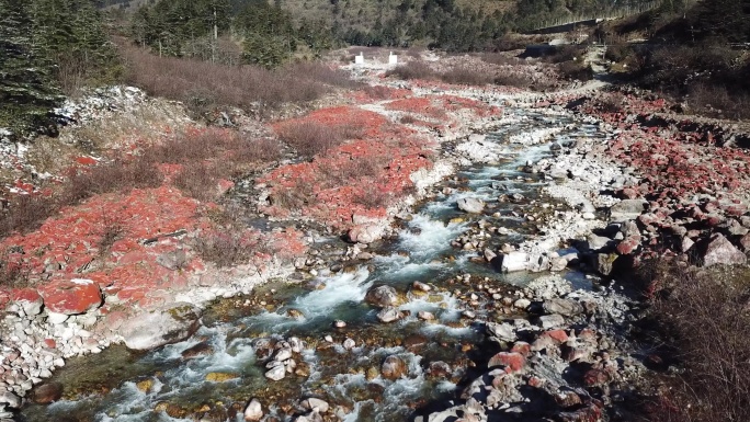 海螺沟红石滩