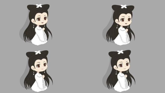 白娘子古代mg动画人物女角色解说